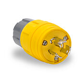 Электрическая вилка 15 А: водонепроницаемая, с замком, NEMA L7-15