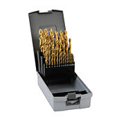 Набор сверл Jobber-Length: 29 предметов, включая сверла от 1/16 до 1/2 дюйма с шагом 1/64 дюйма и прочный пластиковый кейс (номер по каталогу 250851TRO)