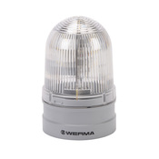 Промышленный сигнальный маяк: чистый/белый, постоянный или мигающий (1 Гц ВКЛ. на 420 мс), 115–230 В переменного тока (номер по каталогу 26141060)