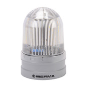 Промышленный сигнальный маячок: светлый/белый, постоянный или мигающий (1 Гц ВКЛ. на 480 мс), 12/24 В перем./пост. тока (номер по каталогу 26241070)