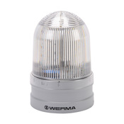 Промышленный сигнальный маяк: прозрачный/белый, двойная вспышка или мигание EVS (система повышенной видимости) (случайное мигание), 115–230 В переменного тока (номер по каталогу 26242060)