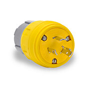 Электрическая вилка 20 А: водонепроницаемая, с замком, NEMA L6-20