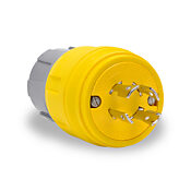 Электрическая вилка 20 А: водонепроницаемая, с замком, NEMA L16-20