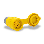 Электрический разъем 20 А с крышкой: водонепроницаемый, с замком, NEMA L5-20