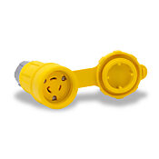 Электрический разъем 20 А с крышкой: водонепроницаемый, с замком, NEMA L6-20