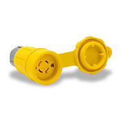 Электрический разъем 20 А с крышкой: водонепроницаемый, с замком, NEMA L16-20