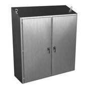 Корпус: 74 x 75 x 24 дюйма, отдельно стоящий, нержавеющая сталь 304 (PN # 2STFS747524SS)