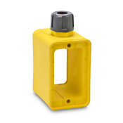 Портативная розетка: 2 стороны открыты для установки до 2 дуплексных розеток