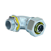 Герметичный соединитель: 1/2 дюйма, 90 градусов, для электрического кабелепровода Liquatite (номер по каталогу 3422-8)
