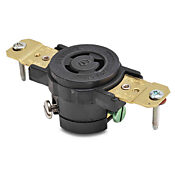 Промышленная сверхмощная розетка с одним замком: 15 А, 125 В переменного тока (номер по каталогу 4710)