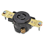 Промышленная сверхмощная розетка с одним замком: 15 А, 277 В переменного тока (номер по каталогу 4760)