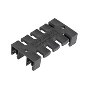 Пластина для снятия натяжения кабеля: черная, удерживает (5) кабелей (номер по каталогу 565514)