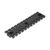 Пластина для снятия натяжения кабеля: черная, удерживает (12) кабелей (номер по каталогу: 566126)