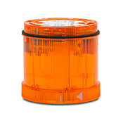 Ксеноновый ламповый элемент WERMA: диаметр 70 мм, желтый, мигающий (1 Гц в течение 10 мс) (PN # 64330067)