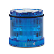 Ксеноновая трубка WERMA: диаметр 70 мм, синяя, мигающая (1 Гц ВКЛ. на 10 мс) (номер по каталогу 64350055)