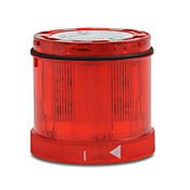 Светодиодный элемент WERMA: диаметр 70 мм, красный, мигающий (1 Гц в течение 550 мс) (артикул № 64411067)