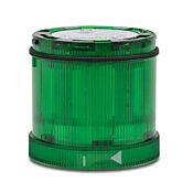 Светодиодный элемент WERMA: диаметр 70 мм, зеленый, постоянный (номер по каталогу 64420075)