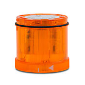 Светодиодный элемент WERMA: диаметр 70 мм, желтый, мигающий (1 Гц в течение 550 мс) (артикул № 64431075)