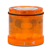 Светодиодный элемент WERMA: диаметр 70 мм, желтый, мигающий (1 Гц в течение 2x10 мс) (PN # 64432055)