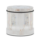 Светодиодный элемент WERMA: диаметр 70 мм, прозрачный/белый, мигающий (1 Гц вкл. в течение 550 мс) (артикул № 64441067)