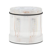 Светодиодный элемент WERMA: диаметр 70 мм, прозрачный/белый, мигающий (1 Гц вкл. в течение 550 мс) (артикул № 64441075)