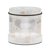 Светодиодный элемент WERMA: диаметр 70 мм, прозрачный/белый, мигающий (1 Гц в течение 2x10 мс) (PN# 64442055)