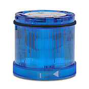Светодиодный световой элемент WERMA: диаметр 70 мм, синий, мигающий (1 Гц в течение 2x10 мс) (PN # 64452055)