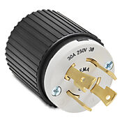 Промышленная запорная вилка для тяжелых условий эксплуатации: 30 А, 250 В переменного тока (номер по каталогу 71530NP)