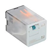 Восьмеричное реле управления: 10 А, 3 переключающих контакта, монтаж в гнездо (артикул № 750R-3C-12D)