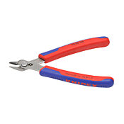 Прецизионные кусачки для электроники Super Knips: диаметр мягкой проволоки 16 AWG, режущие кромки заподлицо (номер детали 7803125)