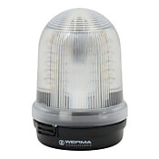 Промышленный сигнальный маяк: прозрачный/белый, двойная вспышка, 24 В пост. тока (номер по каталогу 82942055)