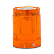 Светодиодный элемент WERMA: диаметр 50 мм, желтый, мигающий (1 Гц в течение 550 мс) (артикул № 84831067)