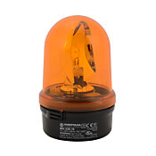 Промышленный сигнальный маяк: желтый, вращающееся зеркало (180 об/мин), 115–230 В перем./пост. тока (номер по каталогу 88530078)