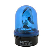 Промышленный сигнальный маяк: синий, вращающееся зеркало (180 об/мин), 24 В перем./пост. тока (номер по каталогу 88550075)