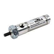 Пневматический цилиндр: неремонтопригодный, диаметр отверстия 3/4 дюйма, ход поршня 1/2 дюйма (PN# A12005DN)