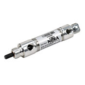 Пневматический цилиндр: неремонтопригодный, диаметр отверстия 3/4 дюйма, ход поршня 1/2 дюйма (PN# A12005DP)