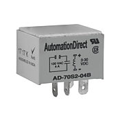 Твердотельное реле: 4A, SPST, монтаж в гнездо (PN# AD-70S2-04B)