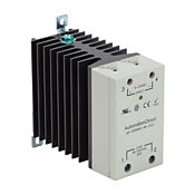 Твердотельное реле: 65A, SPST, монтаж на DIN-рейку 35 мм (PN# AD-SSR665-45-DCZ)