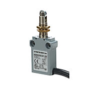 Концевой выключатель: металлический плунжер с металлическим роликом и фиксирующими гайками (PN# AEM2G2201Z11-3R)