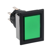 Кнопка 16 мм: без фиксации, зеленая, IP65 (PN# AF16F0N-C2E3G)