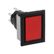 Кнопка 16 мм: без фиксации, красная, IP65 (PN# AF16F0N-C2E3R)