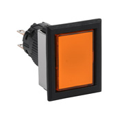 Кнопка 16 мм: без фиксации, оранжевая, IP65 (PN# AF16F0T-C2A)