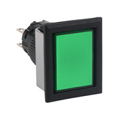 Кнопка 16 мм: без фиксации, зеленая, IP65 (PN# AF16F0T-C2G)