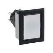 Кнопка 16 мм: без фиксации, белая, IP65 (PN# AF16F0T-C2W)