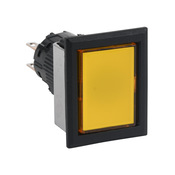 Кнопка 16 мм: без фиксации, желтая, IP65 (PN# AF16F0T-C2Y)