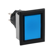 Кнопка 16 мм: нажать ВКЛ. - нажать ВЫКЛ., синяя, IP65 (PN# AF16F5T-C2S)