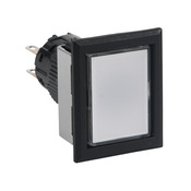 Кнопка 16 мм: нажать ВКЛ. - нажать ВЫКЛ., белая, IP65 (PN# AF16F5T-C2W)