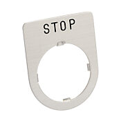 Табличка с легендой: «СТОП» (PN# AHX177-0D)