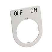 Табличка с легендой: «ВЫКЛ-ВКЛ» (PN # AHX177-2A)