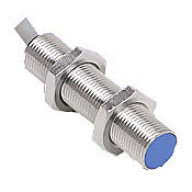 Индуктивный датчик приближения: диаметр 12 мм, корпус 50 мм, диапазон 6 мм (PN# AM9-05-1A)